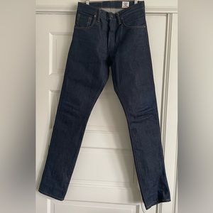 Left Field Selvedge Jeans Slim Fit Size 31 NWOT